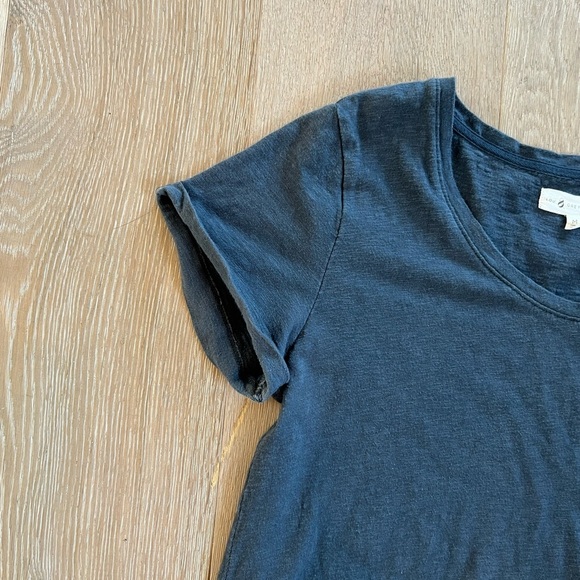 Loft Lou & Grey Dark Gray Short Sleeve Cotton TShirt Dress Medium - Picture 8 of 10